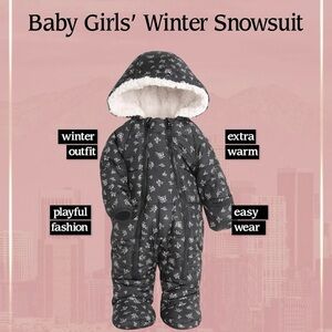 Winter snowsuit baby